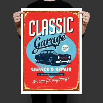 Ретро Плакат Motivator Classic Garage А3 30х42 см (IN081_А3)