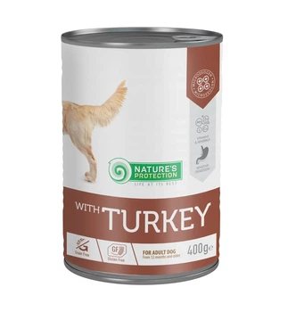 Влажный корм Nature’s Protection для взрослых собак с индюшкой with Turkey (KIK45601) 400 г