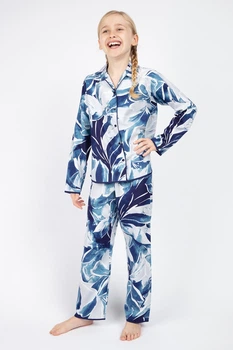 Піжама для дівчинки Cyberjammies Ellie 5818 4-5 років/110 см Синій з білим (5051877368057)