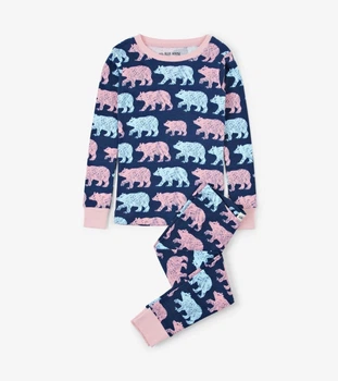 Піжама Hatley Cottage Bears 2A блакитний 92см (PJAWIBE438)