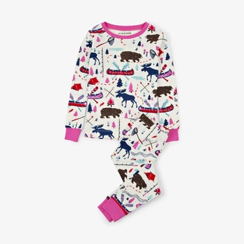 Піжама Hatley Pretty Sketch Country 4A рожевий 104см (PJACAMP004)