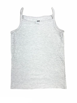 Майка H&M 134/140 Серый 0464695_бантик_02