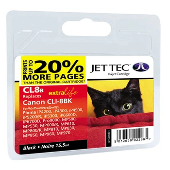 Картридж для Canon PIXMA MP830 JetTec Black 1338BJT