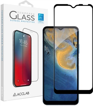 Защитное стекло ACCLAB 9H для смартфона ZTE Blade A51/A71 Black (1283126515712)
