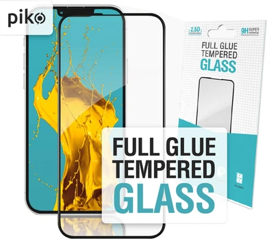 Защитное стекло Piko 9H для смартфона Apple iPhone 13/13 Pro/14/16e/17e Black (1283126515002)
