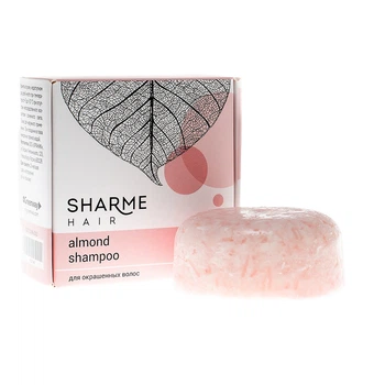 Натуральный твердый шампунь GreenWay Sharme Hair Almond (миндаль) 50г. (02764)