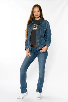 Джинсы Wrangler Molly Straight Straight Fit (W26FX754R) Темно-синий 27-34