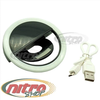 Спалах-підсвічування для телефону селфи-кільце Ring Light Чорне