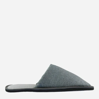 Чоловічі домашні капці з закритим носком FX shoes 21001 40-41 24.5 см Сірі (2820000015112)