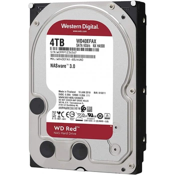 Жорсткий диск WD Red 4 ТБ 3,5" SATA 5400 об/хв 256 МБ для NAS (5E64C64CC807)