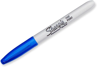 Маркер перманентный Sharpie Permanent Markers, Fine Point Синий 1 шт. (‎30003-1)