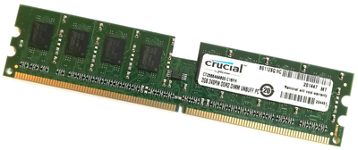 Оперативная память Crucial DDR2 2Gb 800MHz PC2 6400U CL6 (CT25664AA800.C16FH) Б/У