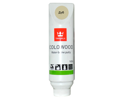 Шпатлевка акриловая TIKKURILA COLOWOOD PUUKITI для древесины, дуб, 0,5л