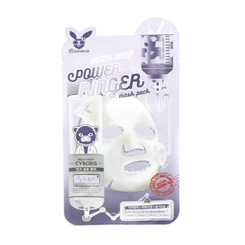Маска тканинна ELIZAVECCA молоччно-квіткова Face Care Milk Deep Power Ring Mask Pack (8809520941853) (0086012)