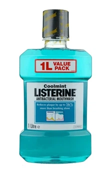 Listerine Cool Mint рідина для полоскання рота для свіжого подиху (1000 мл)