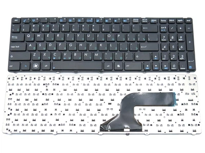 Клавиатура для ASUS K52JR, K52JT, K52JU, K52JV, K52N, K53, K53E, K53S, K53SD, K53SF, K54, K54C, K54H, K54L ( RU Black ). Чорна рамка. (54781)