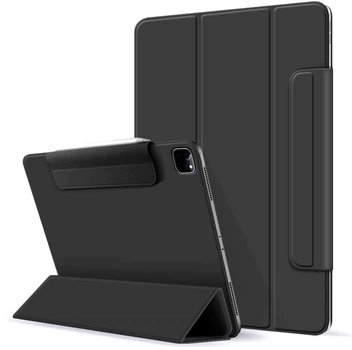 Магнитный чехол-книжка с фиксатором BBM1 Magnetic Case для iPad Pro 12.9" 2020/2021/2022/Air 13" 2024(M2)/2025(M3)/2026(M4) Черный
