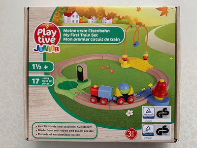 Деревянная железная дорога PlayTive Junior 17 элементов