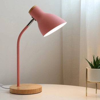 Настольная лампа Lesko 1226 Pink для спальни