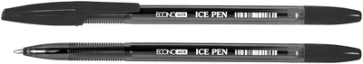 Набор шариковых ручек Economix Ice Pen 0.5 мм Черный 50 шт (E10186-01)