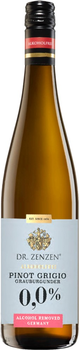 Вино Dr. Zenzen Pinot Grigio біле напівсолодке 0.75 л безалкогольне (4008005045008)