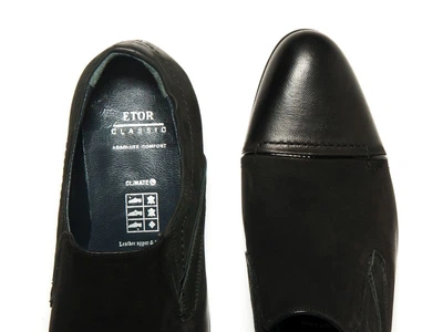 Туфлі Etor 11565-826-1 чорний, 44