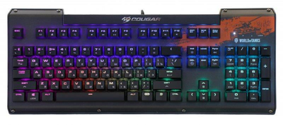 Клавіатура Cougar Ultimus RGB World of Tanks USB Black