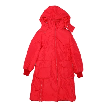 Пальто зимнее для девочки Men Anorak 5446 152 см Красный