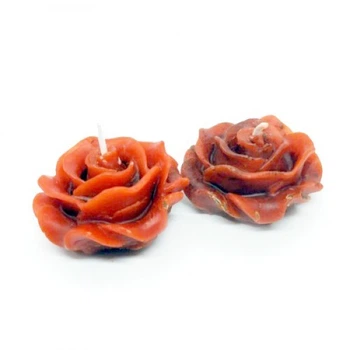 Свічка жіноча привабливість троянда 053