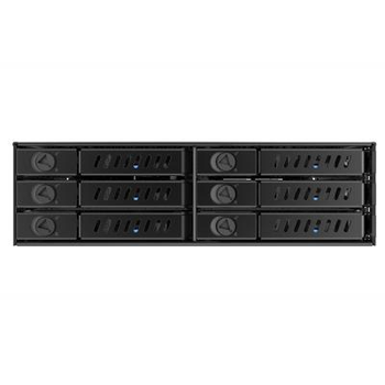 Бэкплейн Chieftec 1x5.25"/6x2.5" Hot-Swap Metal (CMR-625). 46676