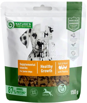 Лакомства для щенков с мясом птицы Nature's Protection Poultry Healthy Growth 150 г (4771317472380)