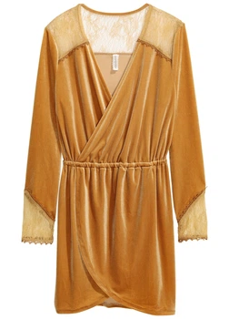 Платье H&M 36 Горчичный 0437126_горчичный_18