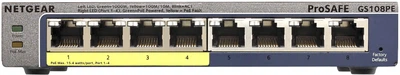 Комутатор Netgear GS108PE (GS108PE-300EUS)