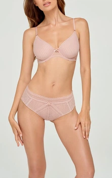 Трусы-бразилиана со средней линией талии Marc & Andre S21-0293-BZO-LZ 50(XXL) Бежевый