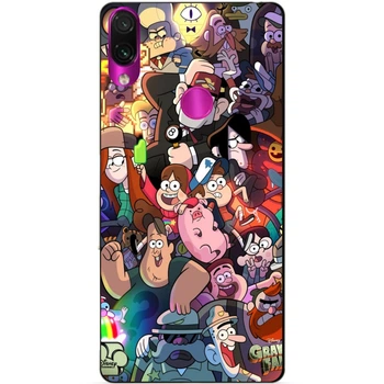 Силиконовый бампер чехол Candy для Xiaomi Redmi Note 7 с рисунком Gravity Falls