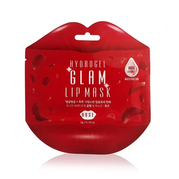 Гидрогелевые патчи для губ с экстрактом розы Beauugreen Hydrogel Glam Lip mask Rose 1 шт (8809389034239)