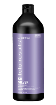 Шампунь для нейтралізації жовтизни світлого та сивого волосся Matrix Total results Color Obsessed So Silver 1000 мл
