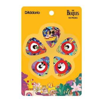 Медиаторы D`ADDARIO 1CWH2-10B7 Yellow Submarine 50th Anniversary Pick Set (Light)