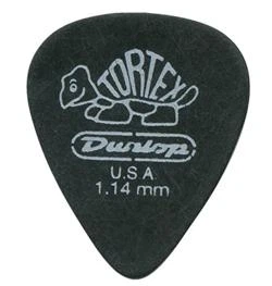 Медіатори DUNLOP 488P1.14 TORTEX PITCH BLACK PLAYER'S PACK 1.14