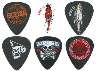 Медиаторы DUNLOP L13BP.60 LUCKY13 ART SERIES PLAYER'S PACK 0.60