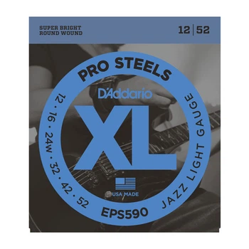 Струны D`ADDARIO EPS590 XL PRO STEELS JAZZ LIGHT 12-52