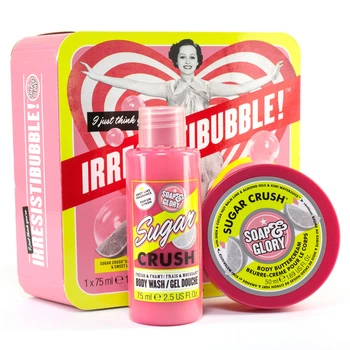 Подарочный набор косметики для ванной и душа Soap & Glory Irresistibubble Gift Set 75 мл + 50 мл (4079794)