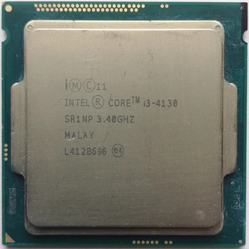 Процессор, Intel Core i3 4130, 2 ядра 4 потока, 3.4 гГц Б/У
