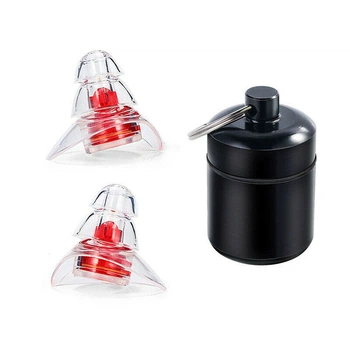 Беруши для музыкантов / Dj Silenta Musicsafe Pro Red + премиум футляр (122210)