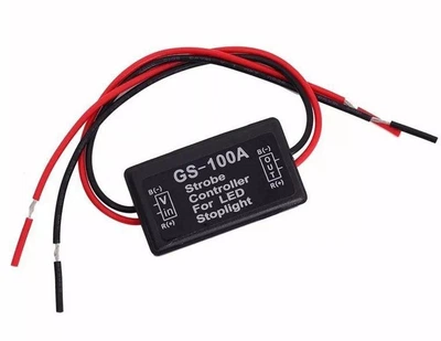 Стробоскоп контроллер для LED стоп-сигнала GS 100A SK-CD102 (мигающий стоп: СТРОБОСКОП - МЕРЦАНИЕ - СВЕТ) Avtoexpect (60412)