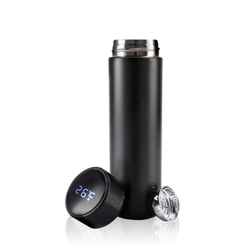 Розумний термос VHG SS-18643 500 мл із вбудованим цифровим термометром Black