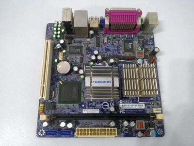 Материнская плата Atom 230, Foxconn 945S04 (1xDDR2, Intel 945G, PCI-Ex16xНет, VGA, MiniITX) Б/У