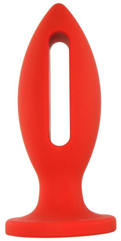 Анальная пробка-тоннель Kink Wet Works Lube Luge Premium Silicone Plug 6 Inch, 15,2 см цвет красный (19877015000000000)