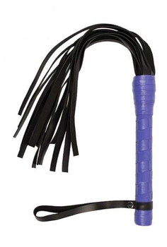Плеть VIP Leather Flogger 14 хвостов цвет фиолетовый (16675035000000000)