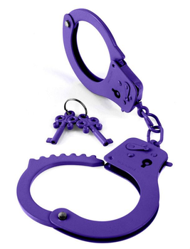 Наручники Fetish Fantasy Series Designer Metal Handcuffs цвет фиолетовый (03740017000000000)